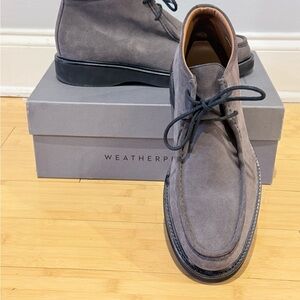 Mens Aquatalia Kyle Weatherproof Suede Chukka Boots NWT